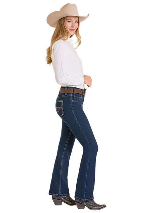 BW4RD07204- Midrise Riding Jean-