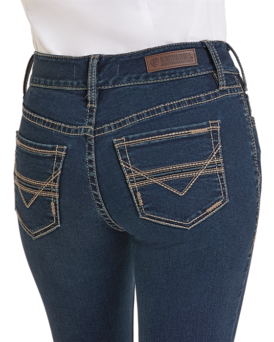 BW4RD07204- Midrise Riding Jean-