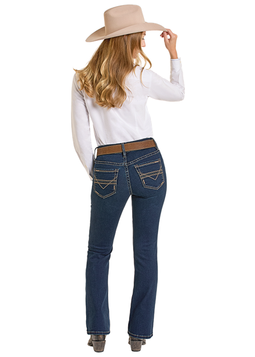 BW4RD07204- Midrise Riding Jean-