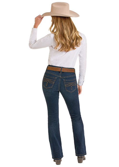 BW4RD07205- Midrise Riding Jean-
