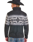 Aztec Fleece - DM91C06185- Black