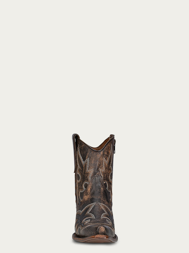 L5917- Black Brown Bootie