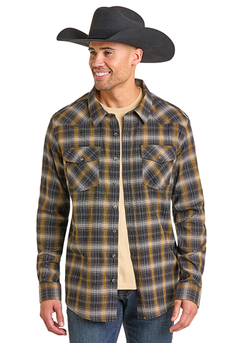 Plaid Shacket- pm92c06915-