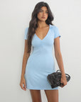 Ufacy Dress- Baby Blue