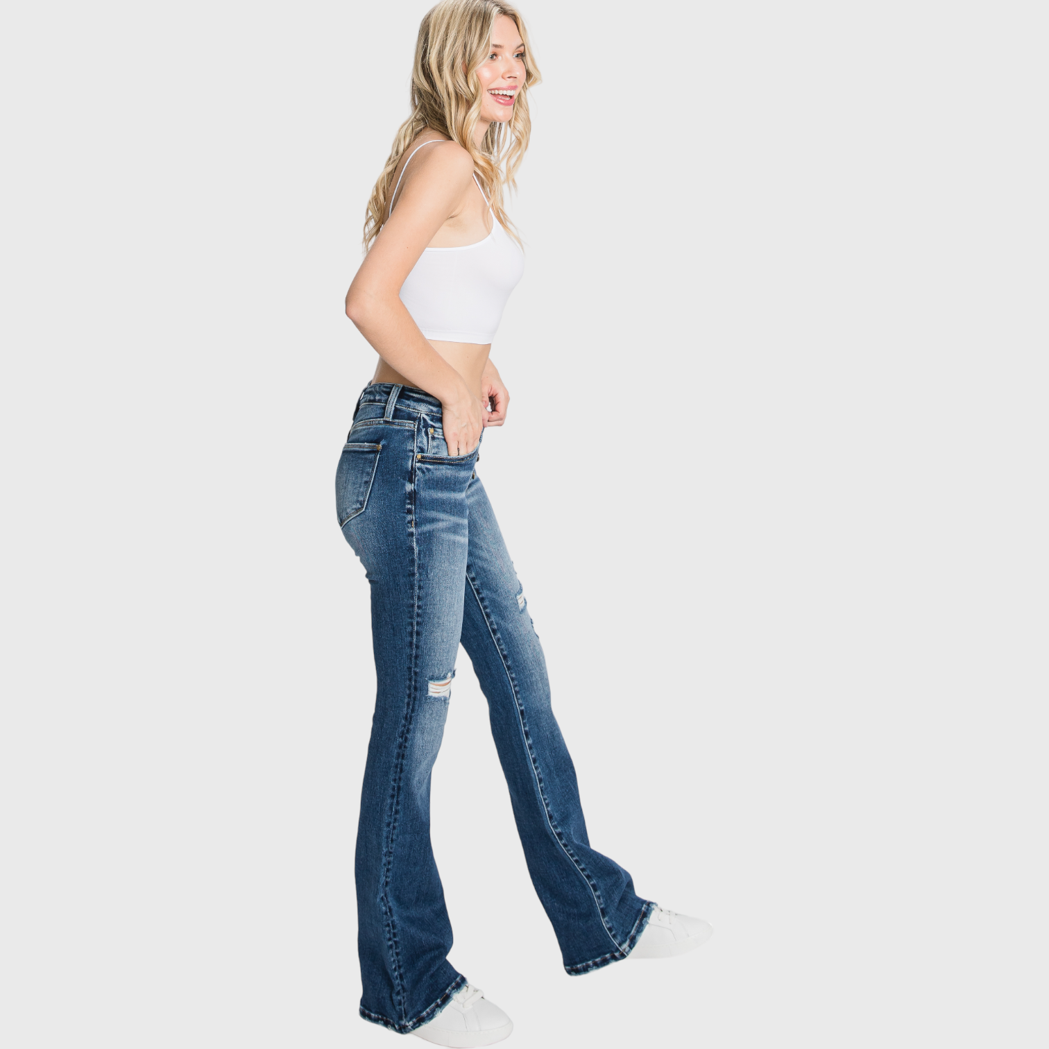 Fiona Jean- Low Rise- 34in- Dark-