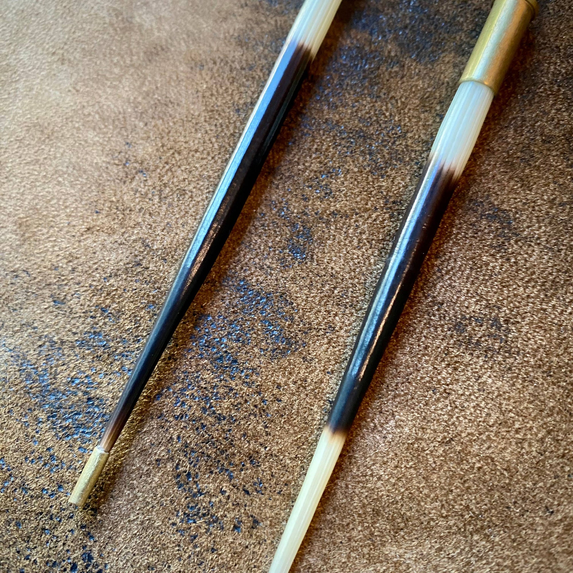 Porcupine Quill in Bullet Earrings