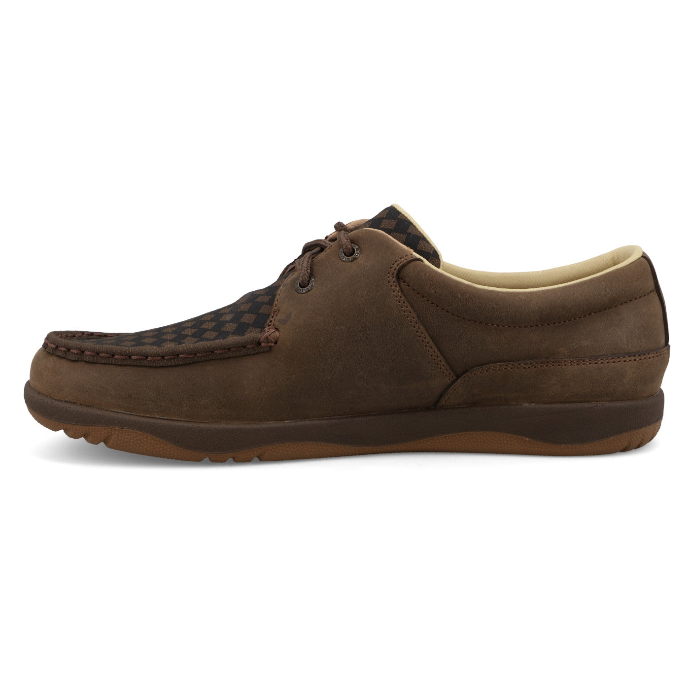 MCP0003- Boat Shoe- Shitake Checkered 