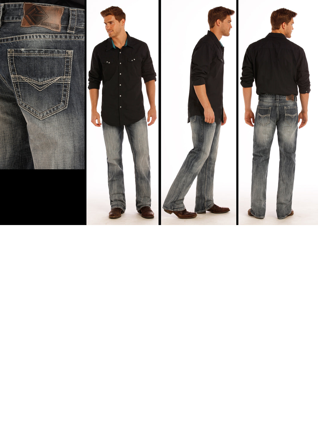 Relaxed Straight- Double Barrel in Medium Vintage (42)- Restock 