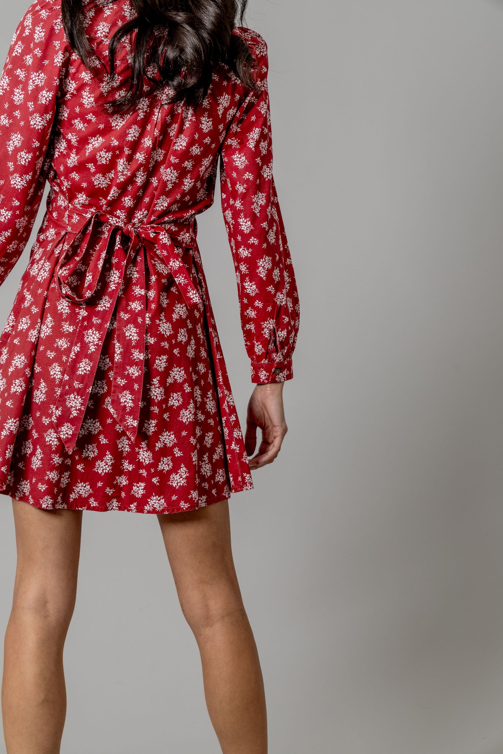 Georgina Dress- Red- 