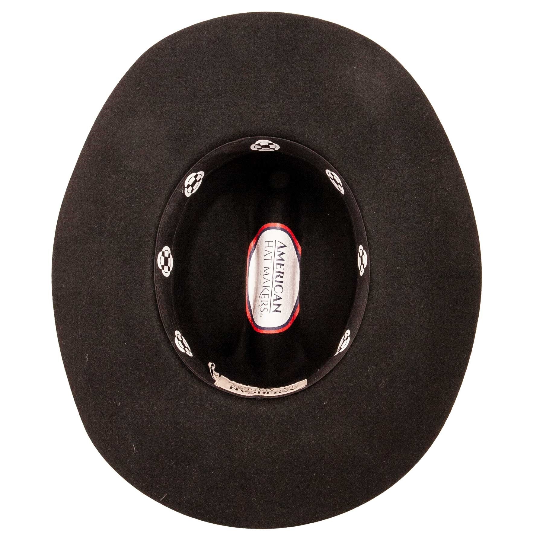 Cattleman Felt Western Hat - Black 