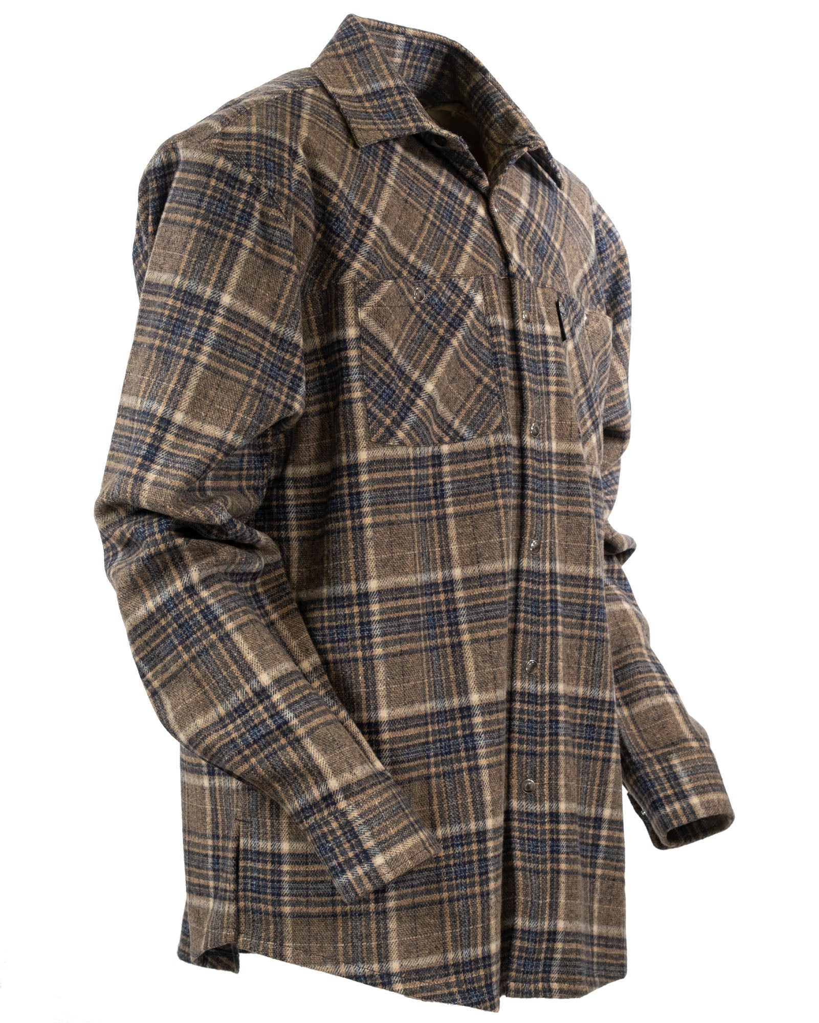 Greyson Flannel Shirt- Olive