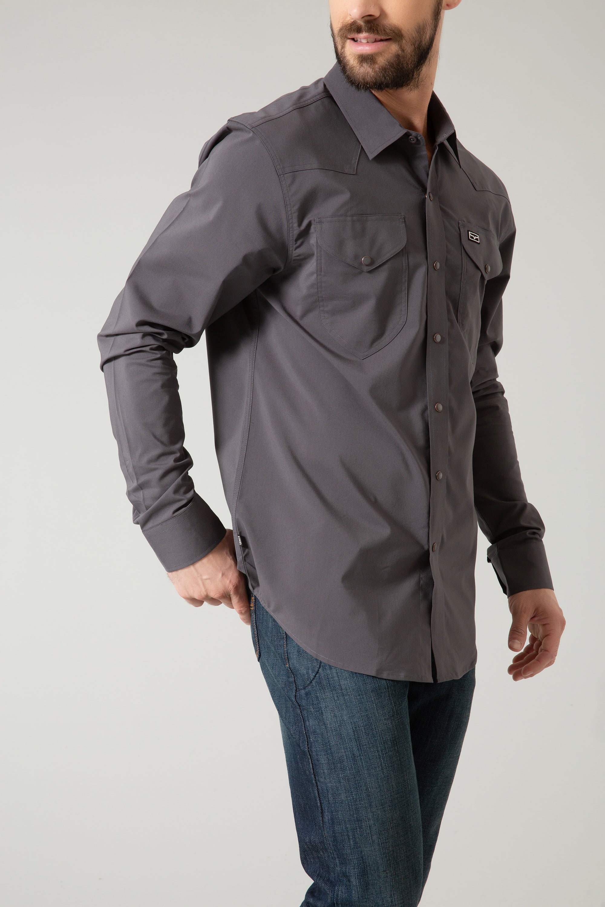 Blackout Shirt- Charcoal- 
