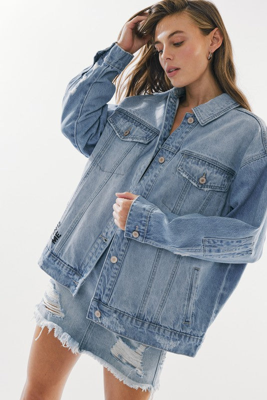 90's Oversized Denim Jacket 