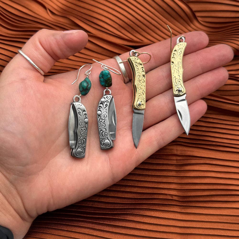 High Desert Earrings: Silver