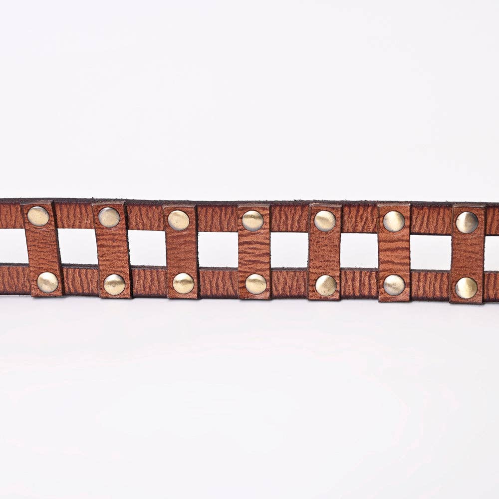 LC-ADBLF198 Leather Belt - M