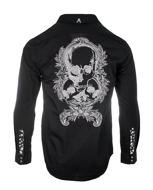 Don't Look Back- Men's Long Sleeve- Black 