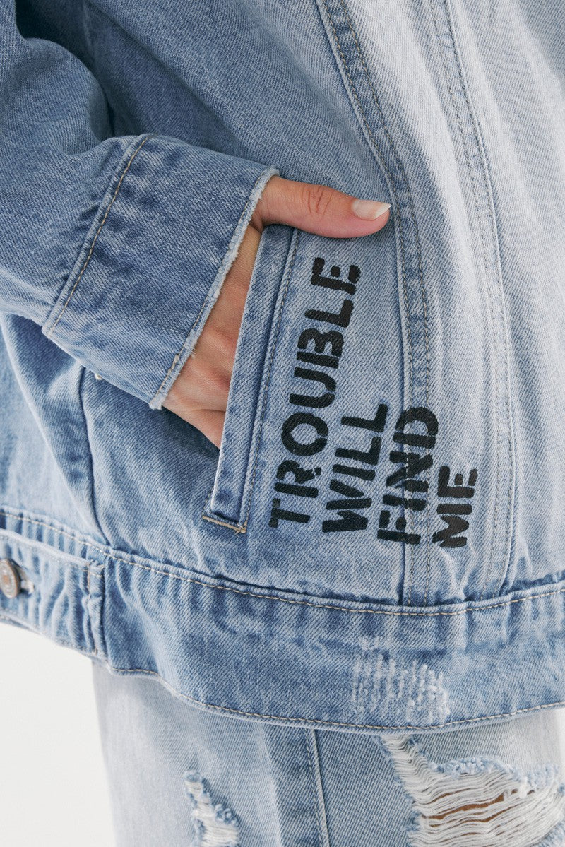 90's Oversized Denim Jacket 