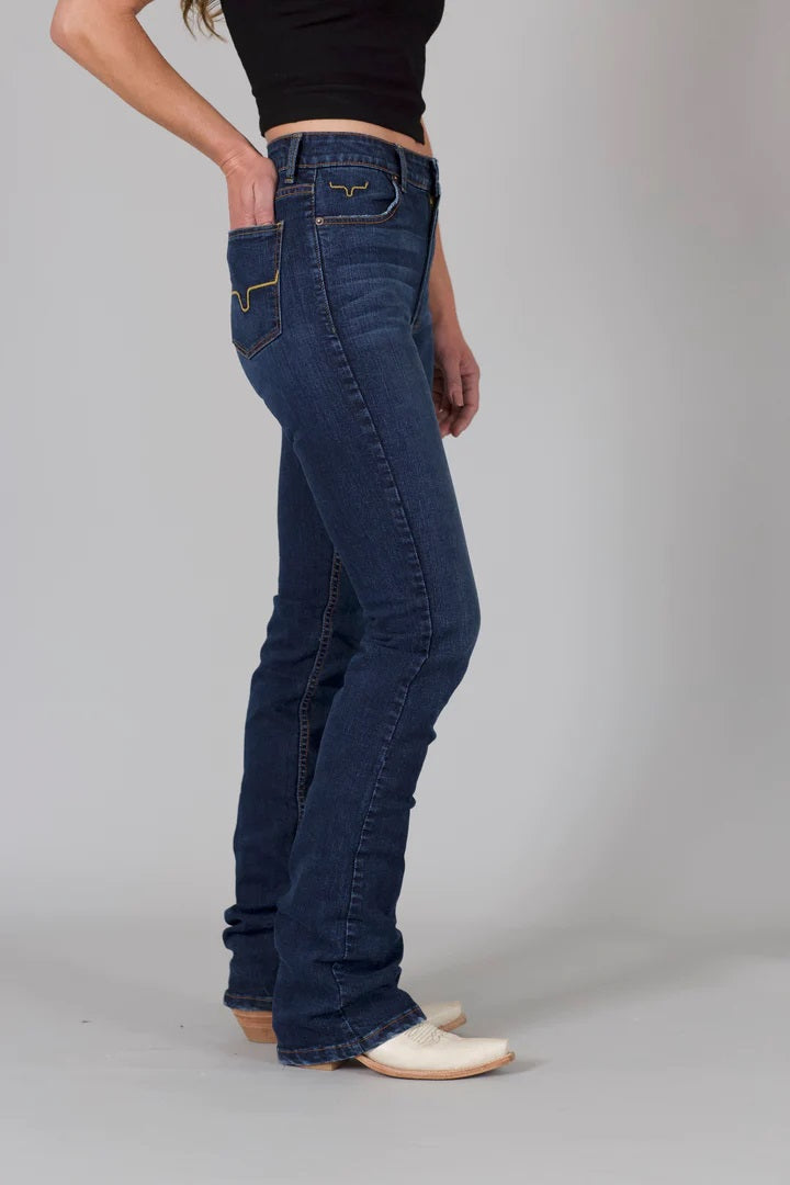 Sarah- High Rise. Fitted Thigh. Slim Bootcut