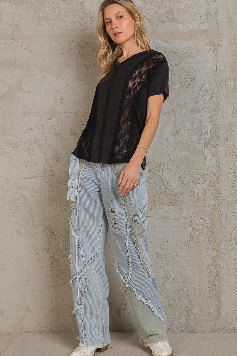 Chloe Top- YKT830 - Black 