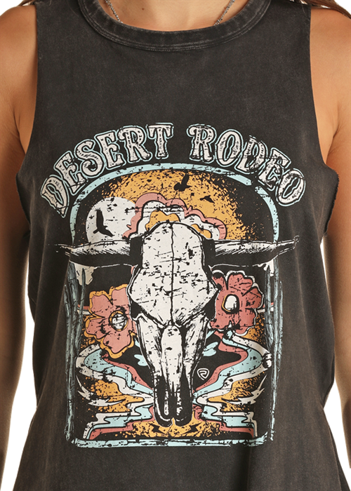 Graphic Tank- BW20T03288- Black 