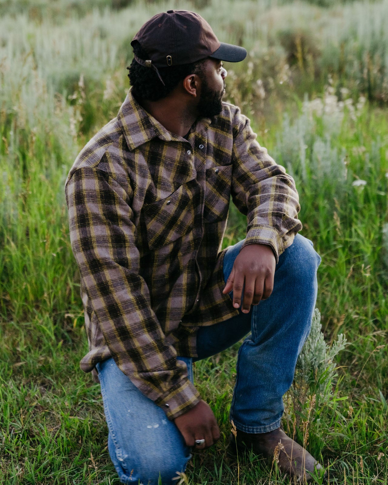 Greyson Flannel Shirt- Brown 