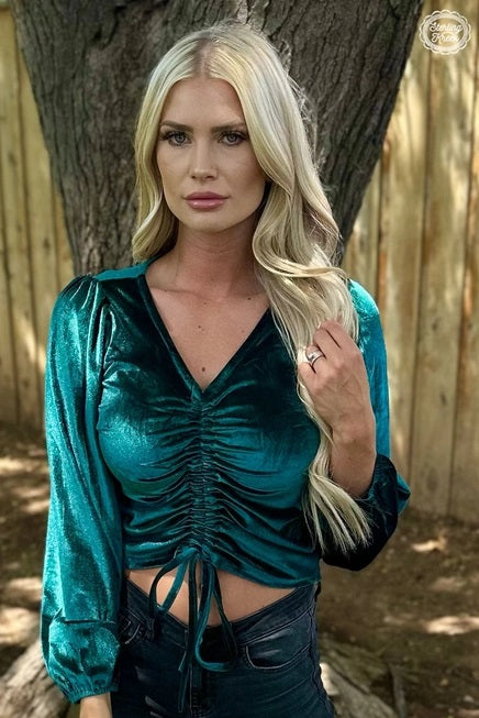 Texas Twist Top- Green- 