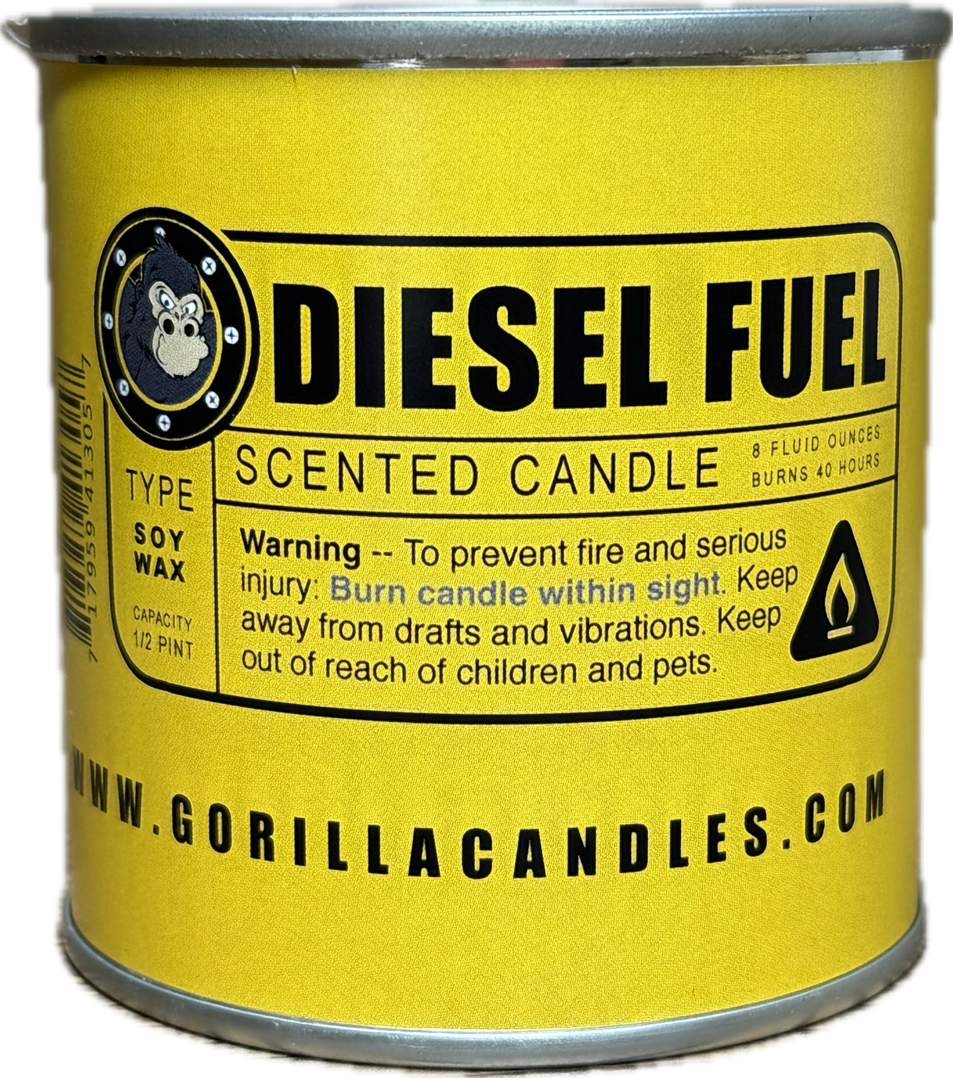 Diesel Fuel Scented Candle