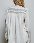 Vintage Floral Embroidered Top-