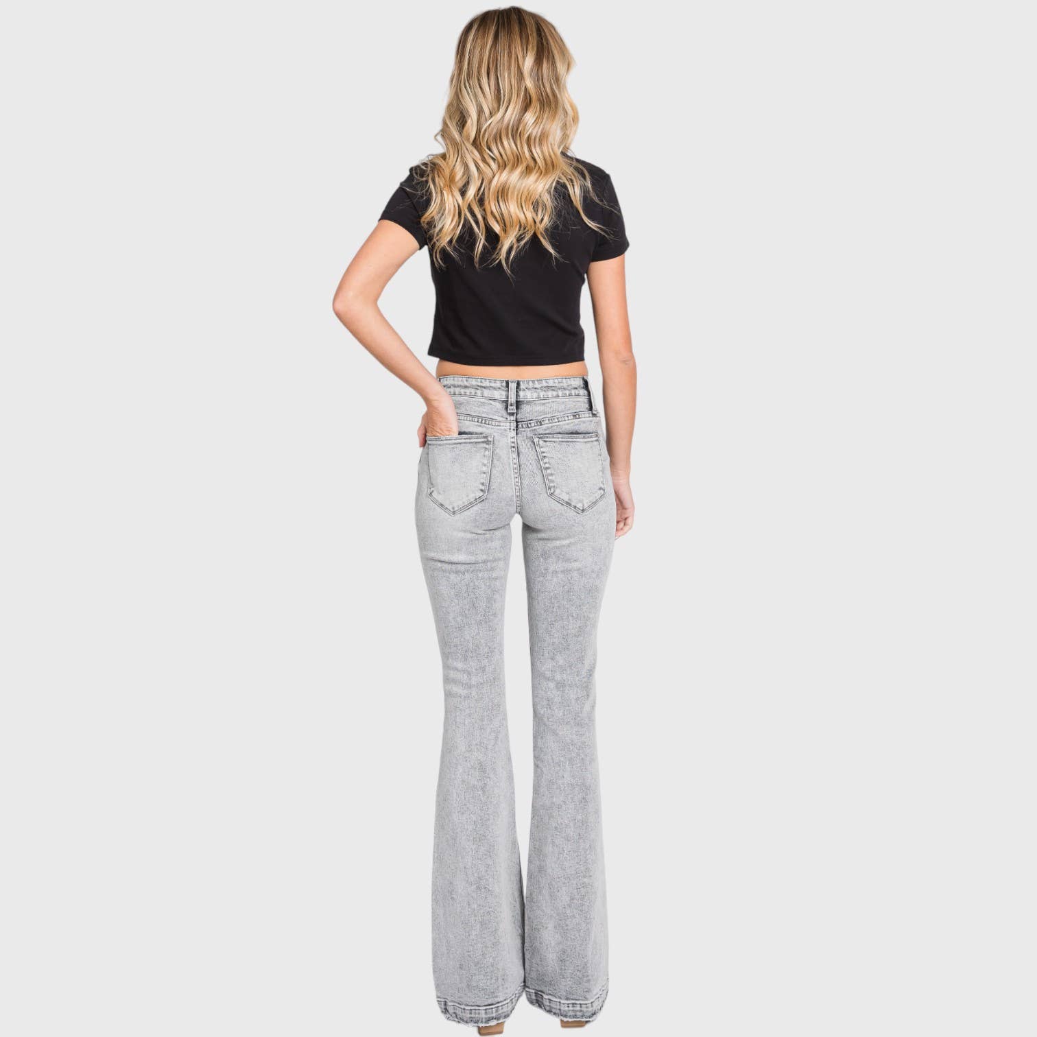 Finley Jean- MidRise- 34in- Grey