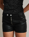 Vegan Leather Micro Short-