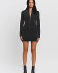 Cargo Mini Dress- Black