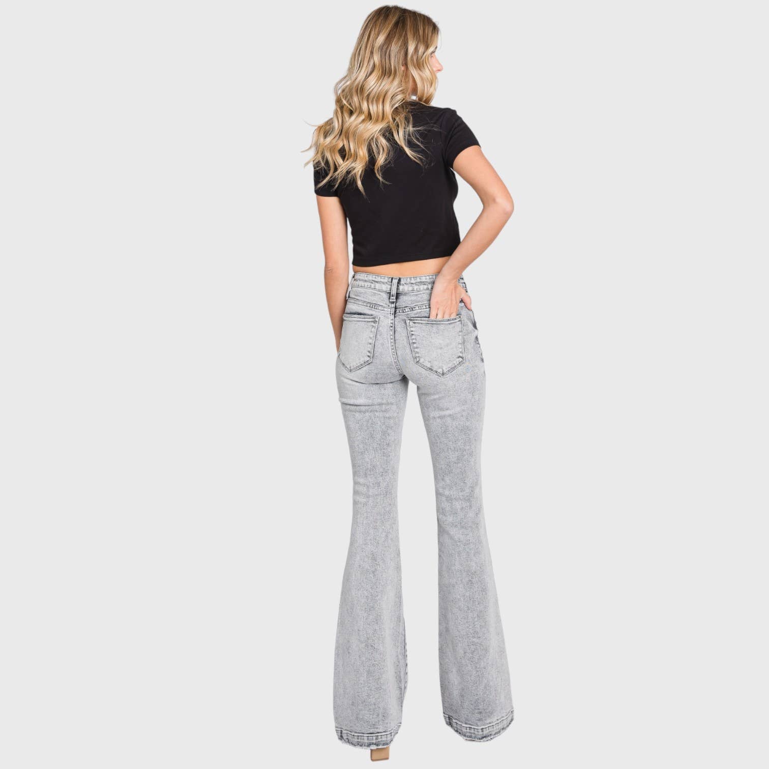 Finley Jean- MidRise- 34in- Grey