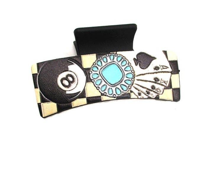 Poker 8 Ball Claw Clip