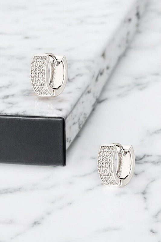Hoop Earring- Silver- 195389