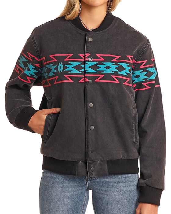 Throwback Bomber Jacket- BW92D05347