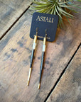 Porcupine Quill in Bullet Earrings