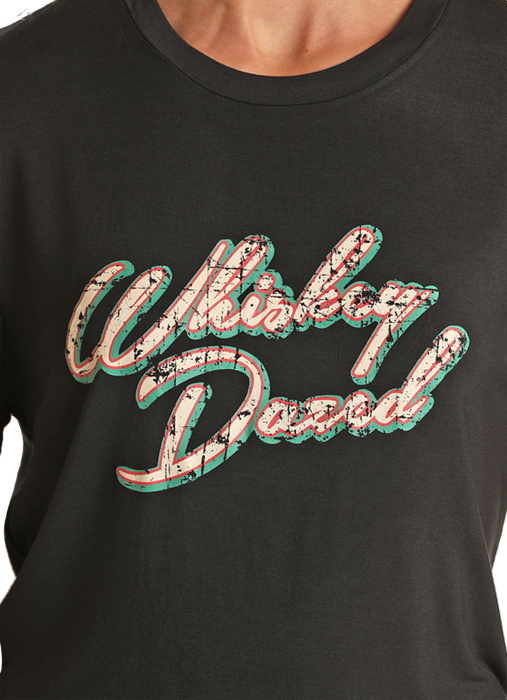 Whiskey Dazed Graphic Tee- 