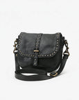 SWC155BLK- Black Flap Bag