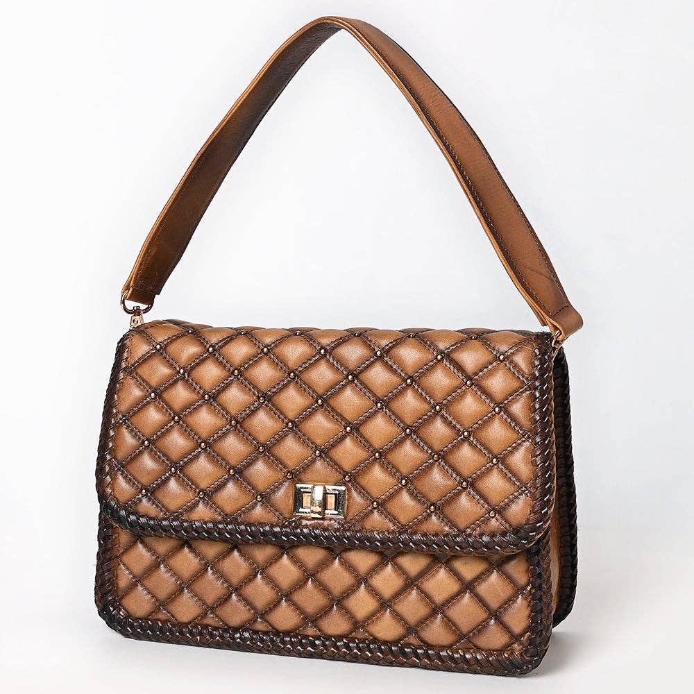 ADBGM740 Cognac Leather Bag