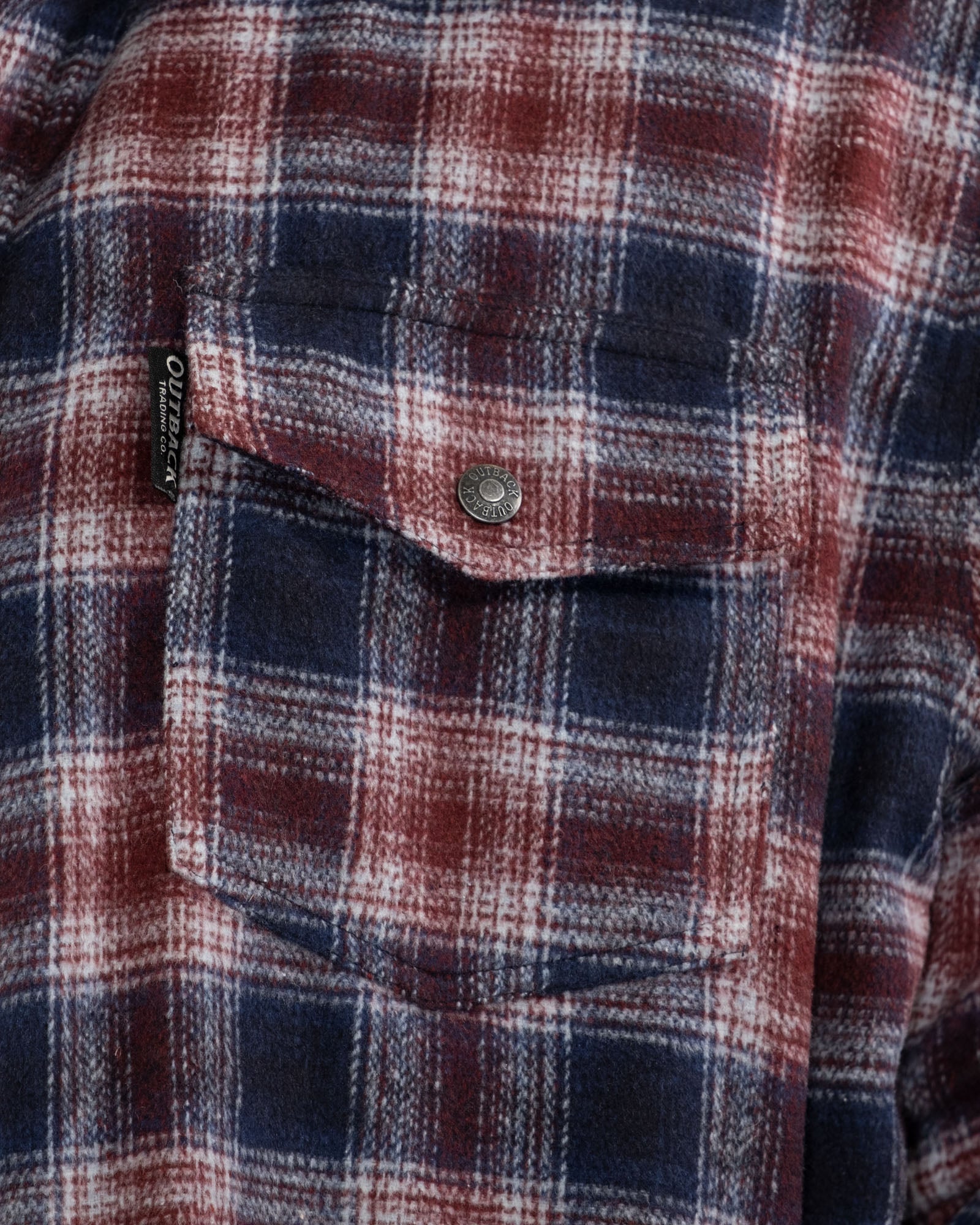 Arden Berber Lined Flannel Jacket