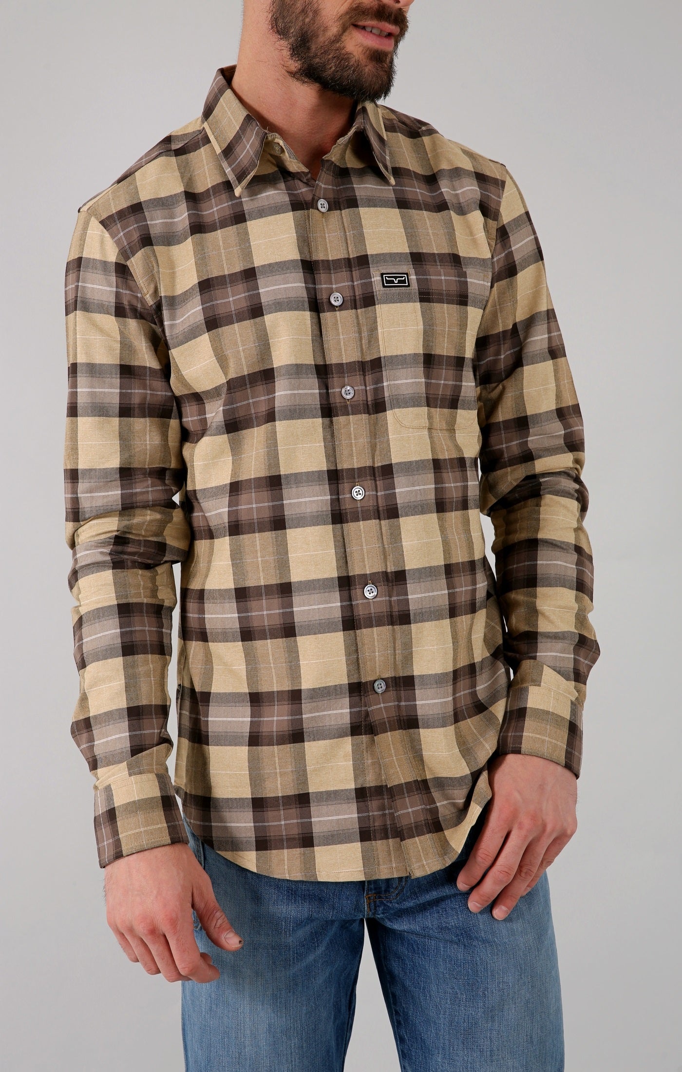 Twin Peaks Flannel- Brown- 
