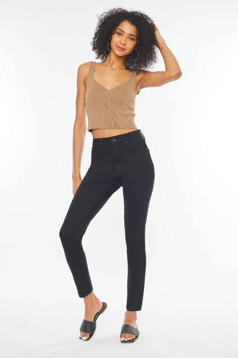 Black High Rise Super-Skinny 