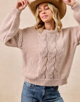 Cable Knit Sweater-