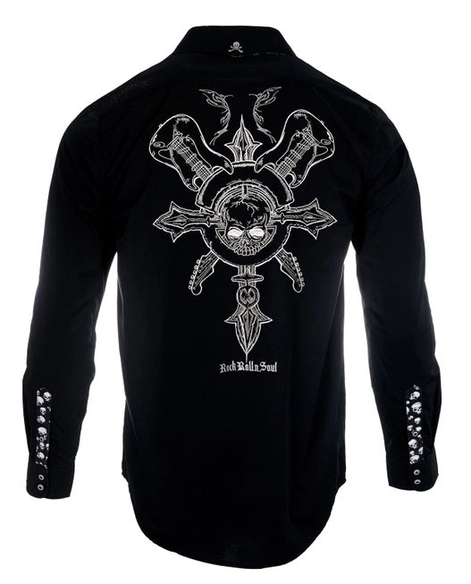 Time is Running Out- Men's Long Sleeve Black- 