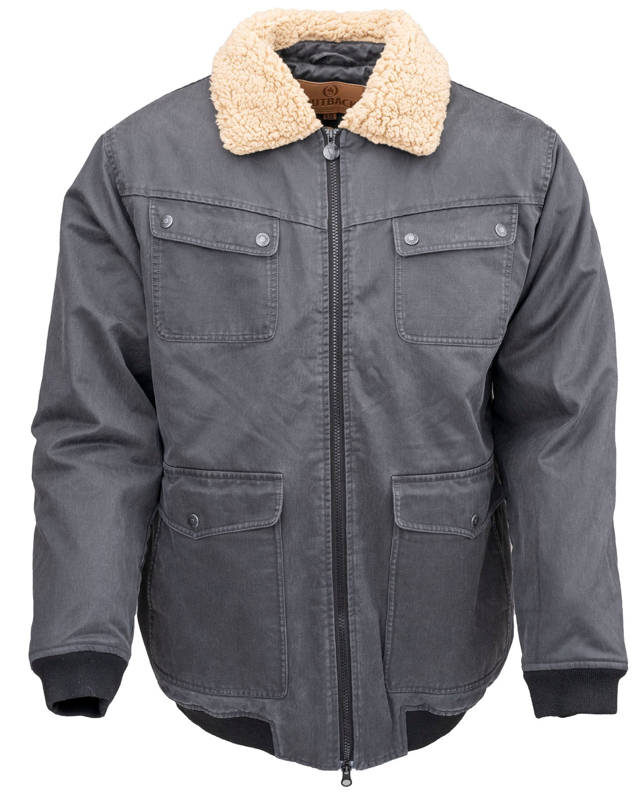 Ezra Aviator Jacket- Iron- 29872- 