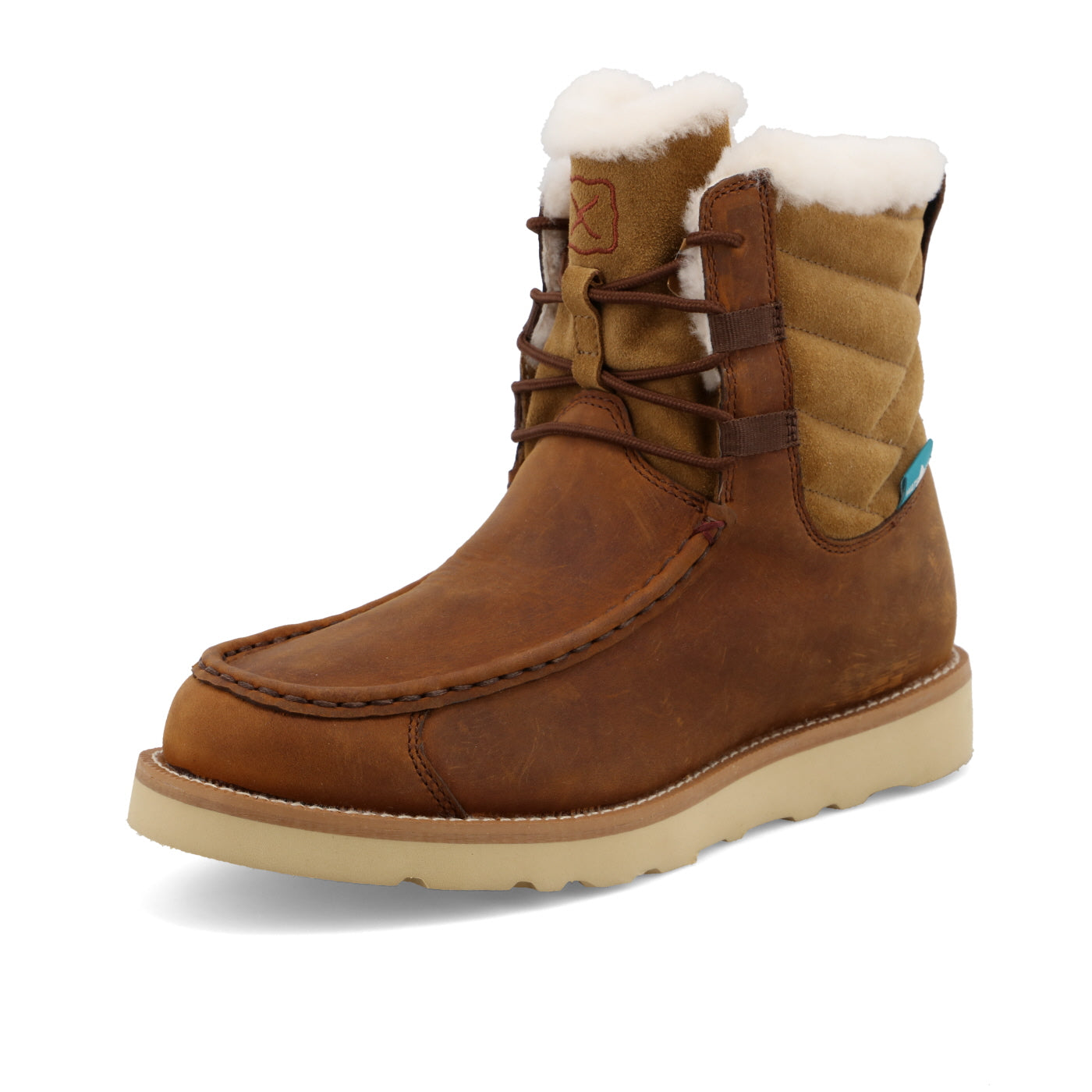 Winter Wedge Sole Boot- WCAW001- Nutmeg- 
