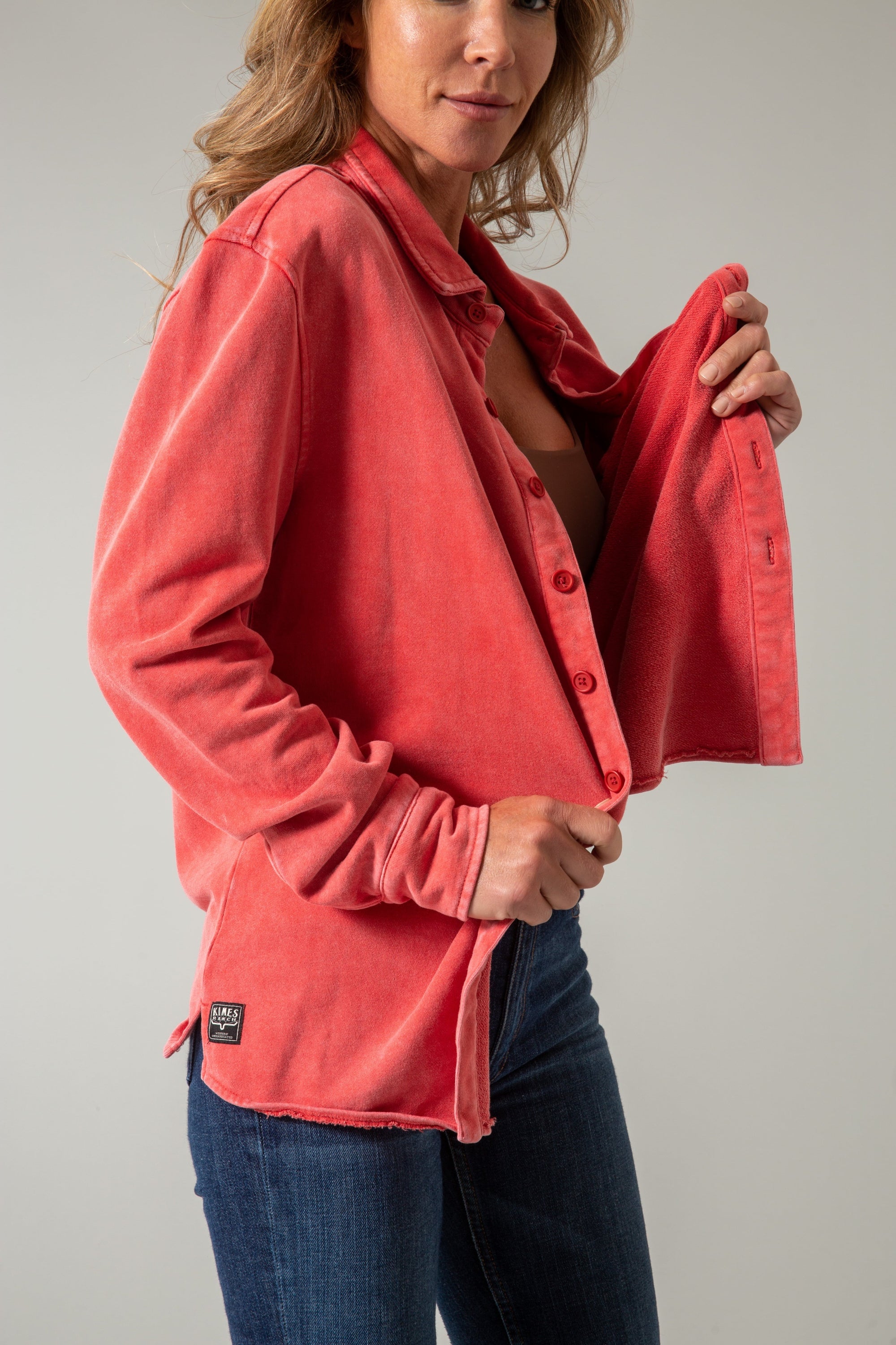 Throw Shirt- Red- 
