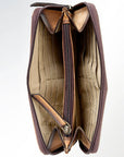 ADBGI121 Cowhide Zip Wallet