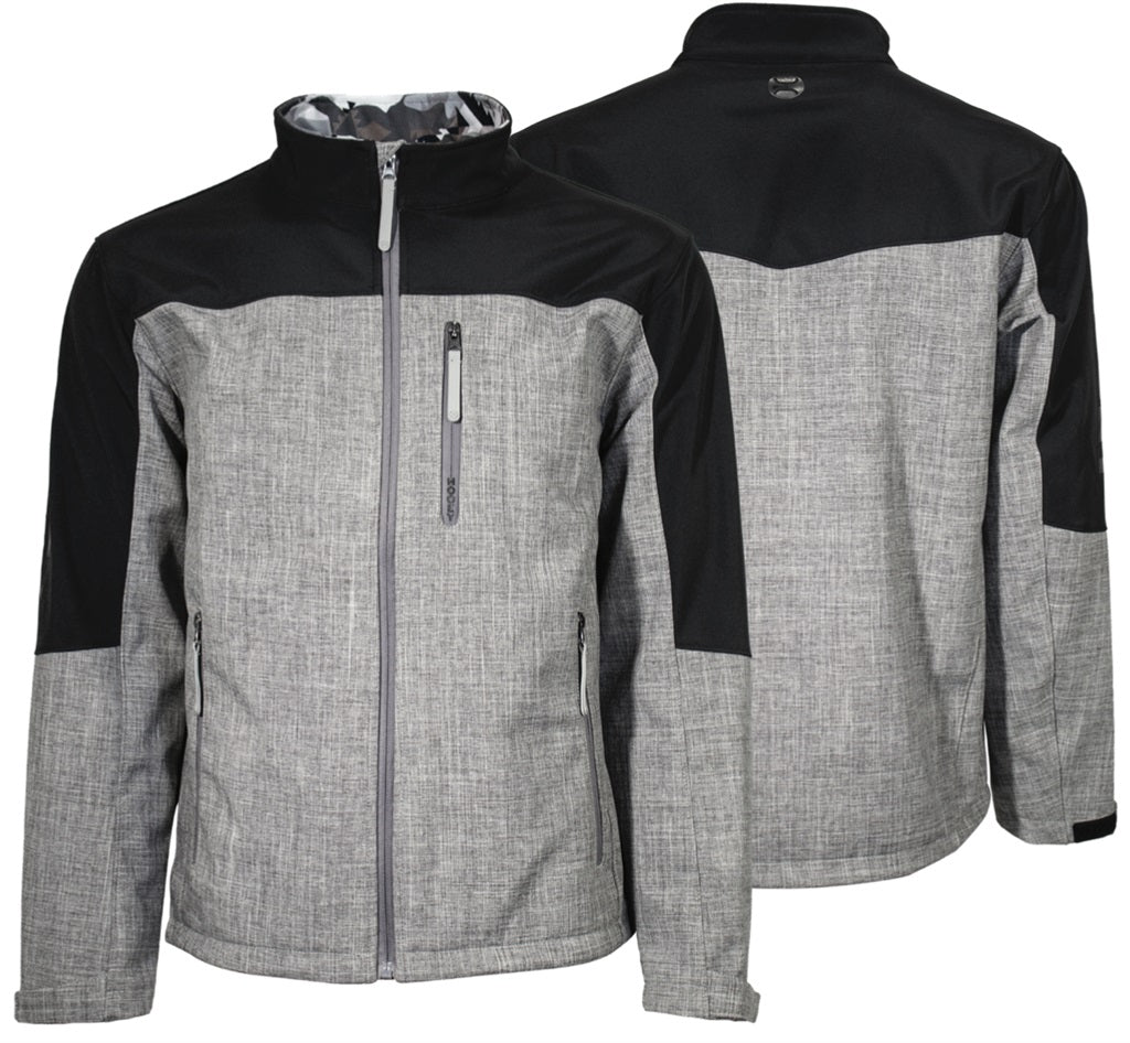 Hooey Softshell- Grey with Black- 