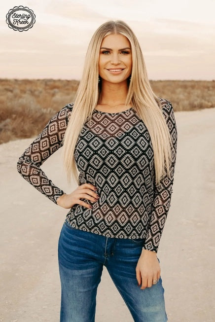 Fort Worth Mesh Top- 